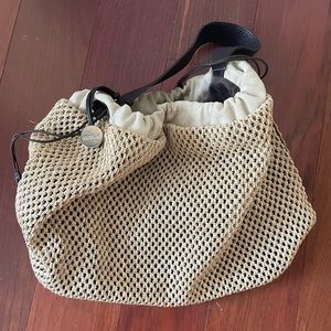 Furla crochet bucket bag